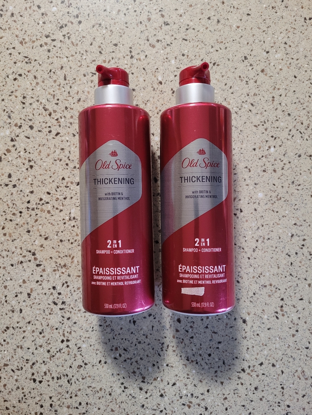 2 Old Spice Thickening 2 In 1 Shampoo Conditioner 17.9 oz Each
